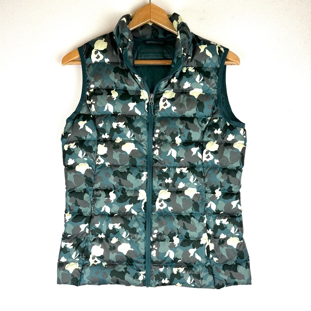 Eddie Bauer Camo Down EB650 Puffer Vest Gorpcore Outdoors - Picture 1 of 10